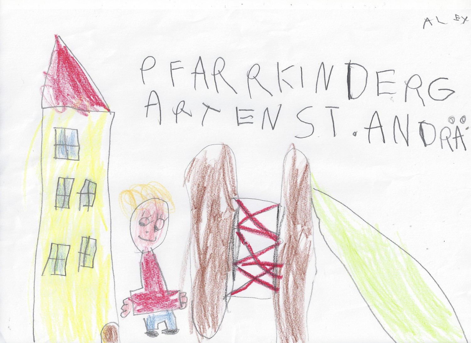 Zeichnung Pfarrkindergarten Graz St. Andrä